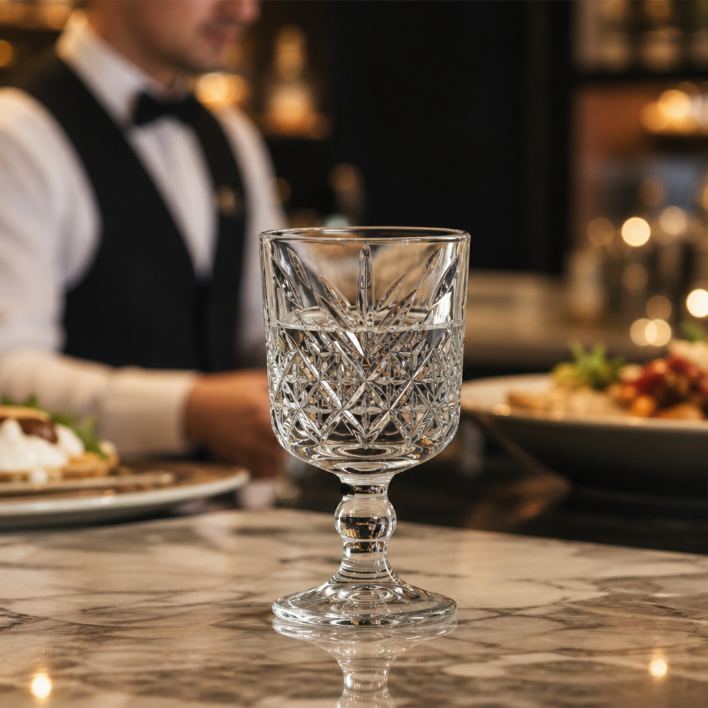 Glass Stemmed Shot Glasses 60ml for Bars & Restaurants (Pack of 24)