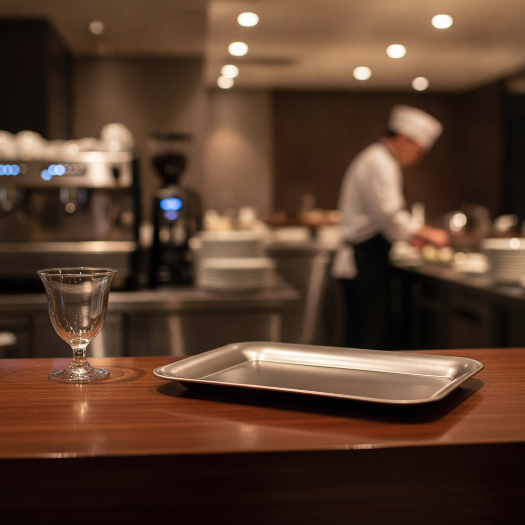 Stainless Steel Rectangular Tray 215x130mm for Service (Pack of 1)