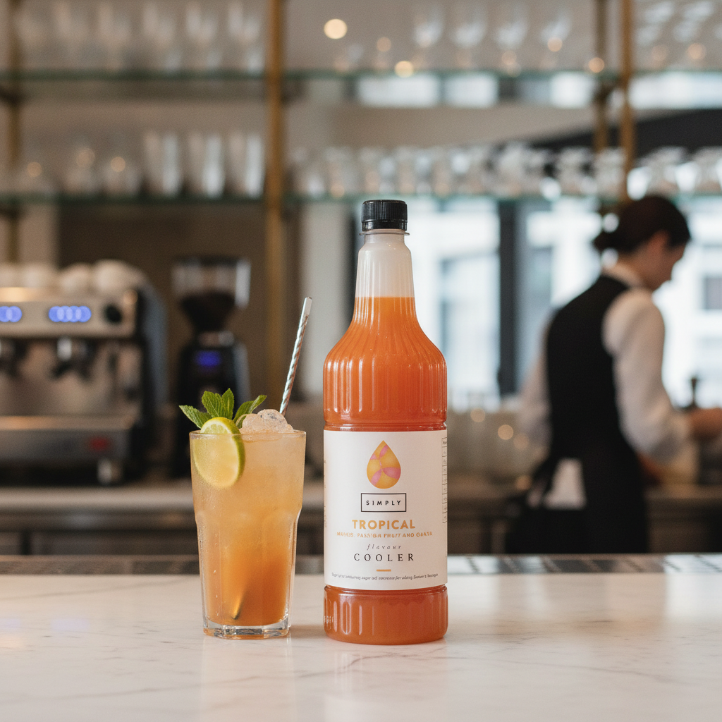 Orange Tropical Cooler 1L for Refreshing Beverages
