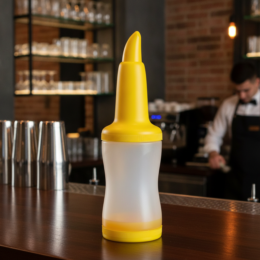 Durable Plastic Juice Pourer 1.08L for Bars & Pubs