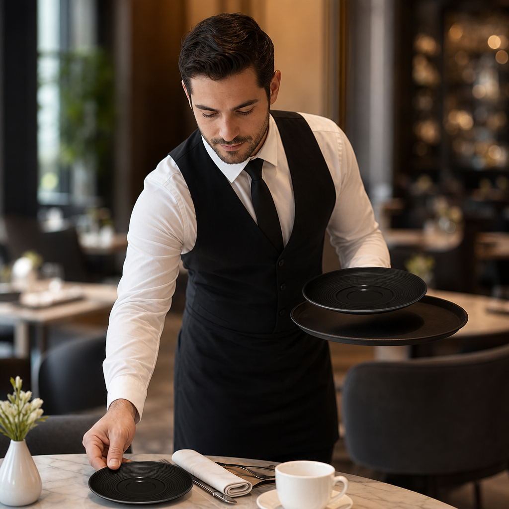 Saucers 152.5mm Vitrified Porcelain for Upscale Dining (Pack of 12)