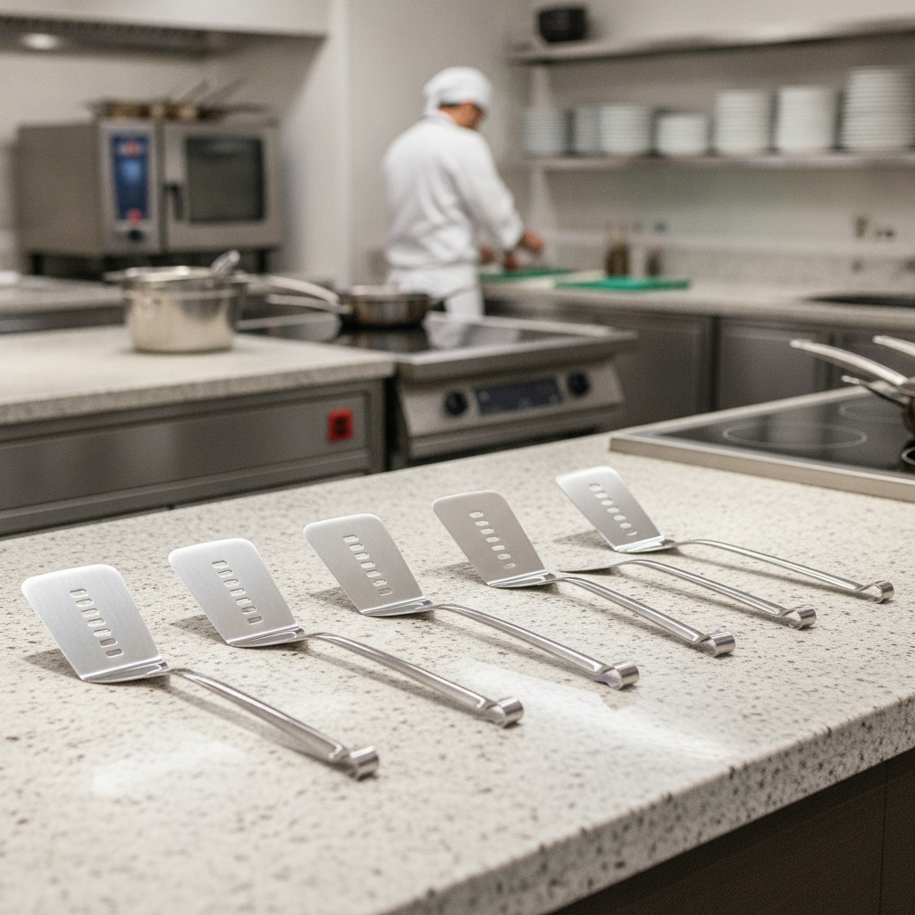 Stainless Steel Buffet Spatulas 280mm for Catering & Hospitality (Pack of 10)