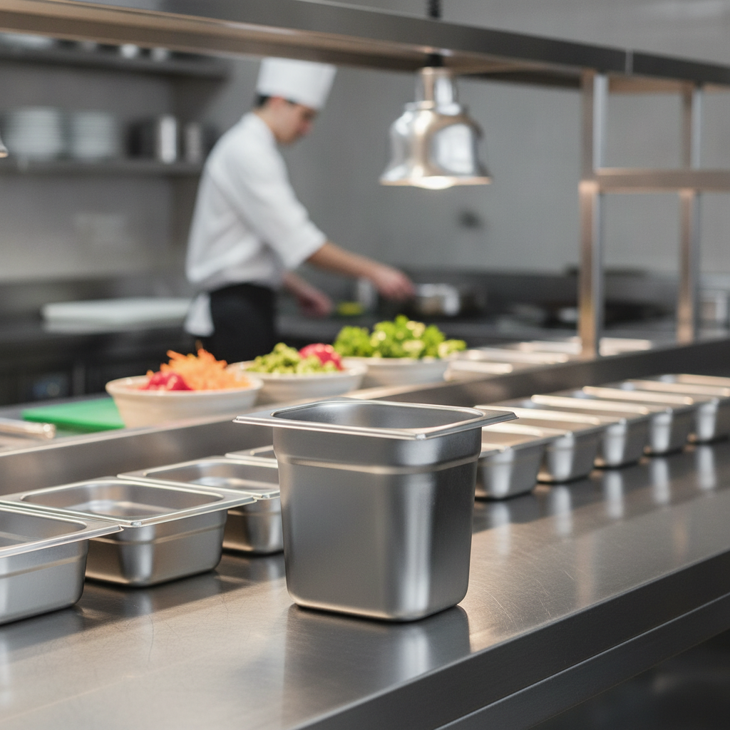 201 Stainless Steel 1/9 Gastronorm Tray 150mm for Efficient Service