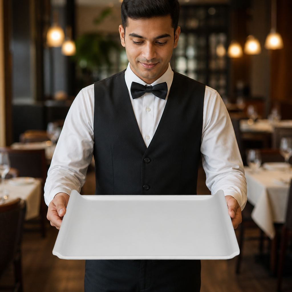Rectangular Platter x 300 250mm Melamine for Restaurants