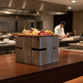Wood Buffet Riser 152mm for Upscale Presentations