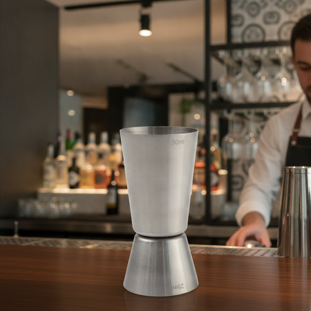 Stainless Steel Jigger 25ml/50ml for Crafting Cocktails
