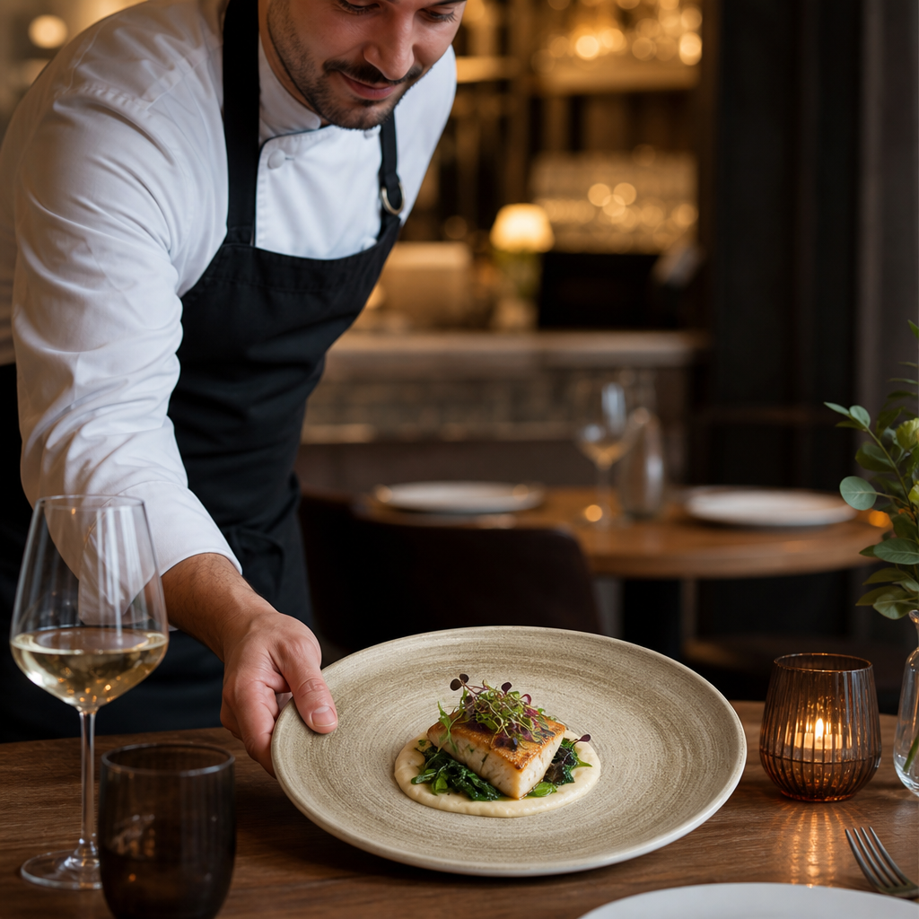 Round Plates 286mm Porcelain for Pubs & Restaurants (Pack of 12)