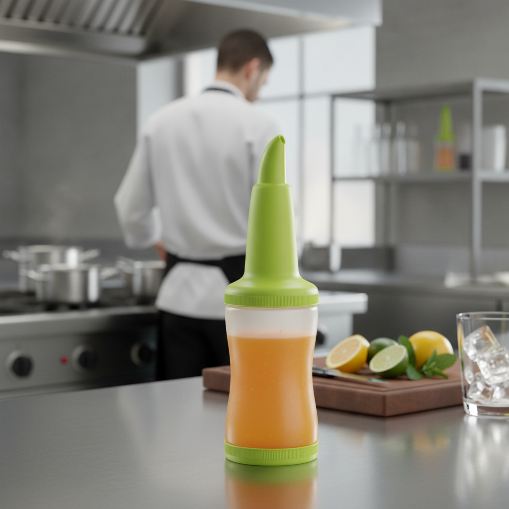 Durable Plastic Juice Pourer 1.08L for Busy Bars
