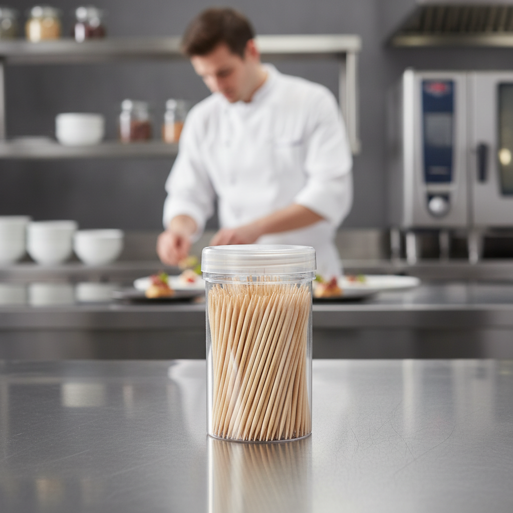 Wooden Cocktail Sticks 80mm for Food Presentation (Pack of 1000)