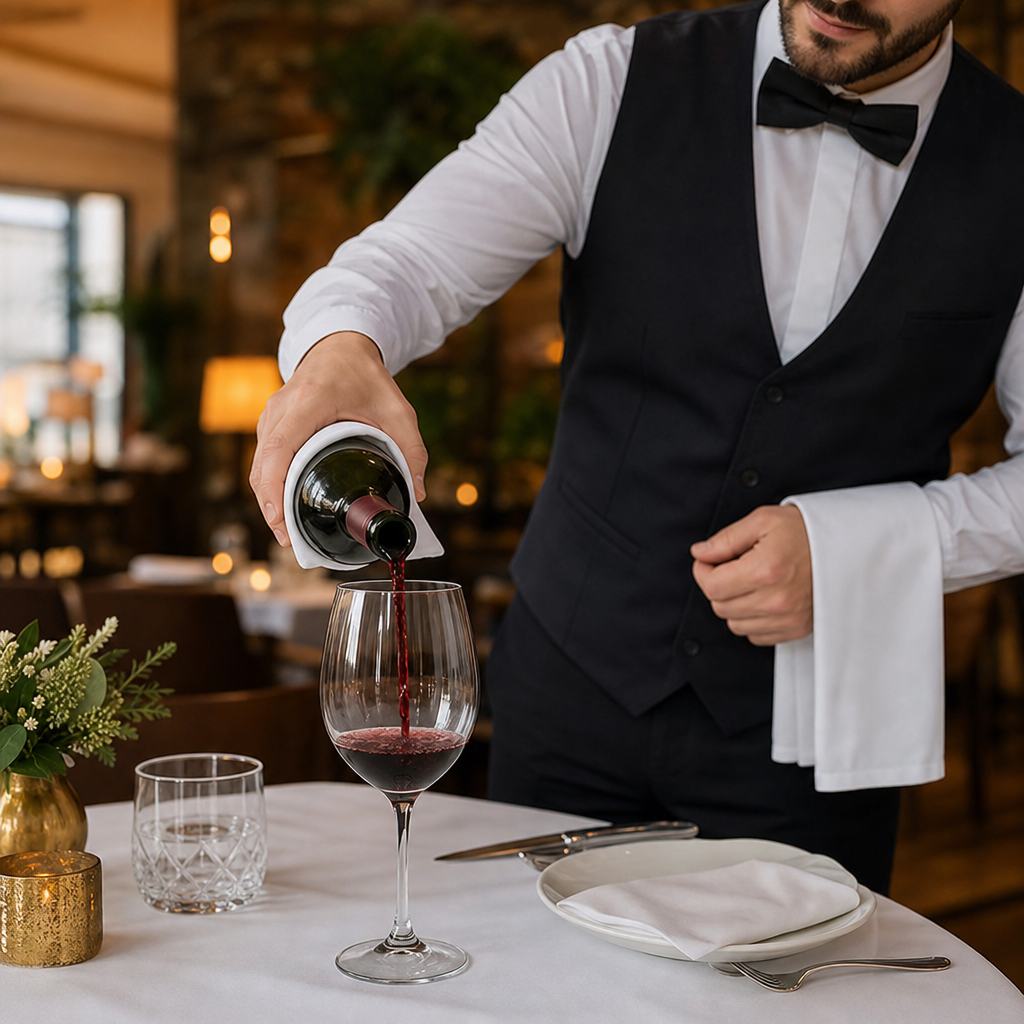 Tempered Glass Red Wine Glass 335ml for Restaurants & Bars (Pack of 6)