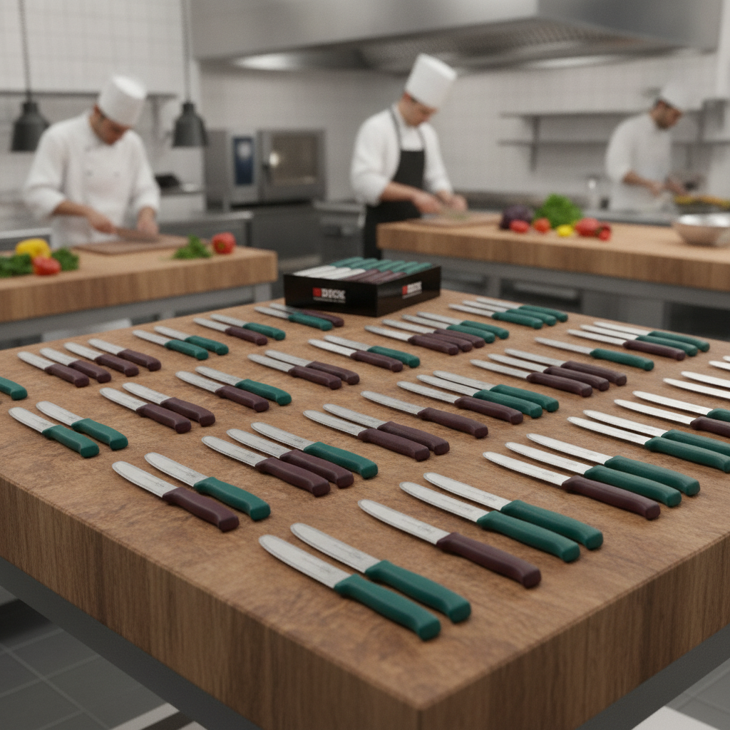 Stainless Steel Utility Knives 11cm for Food Preparation (Pack of 40)