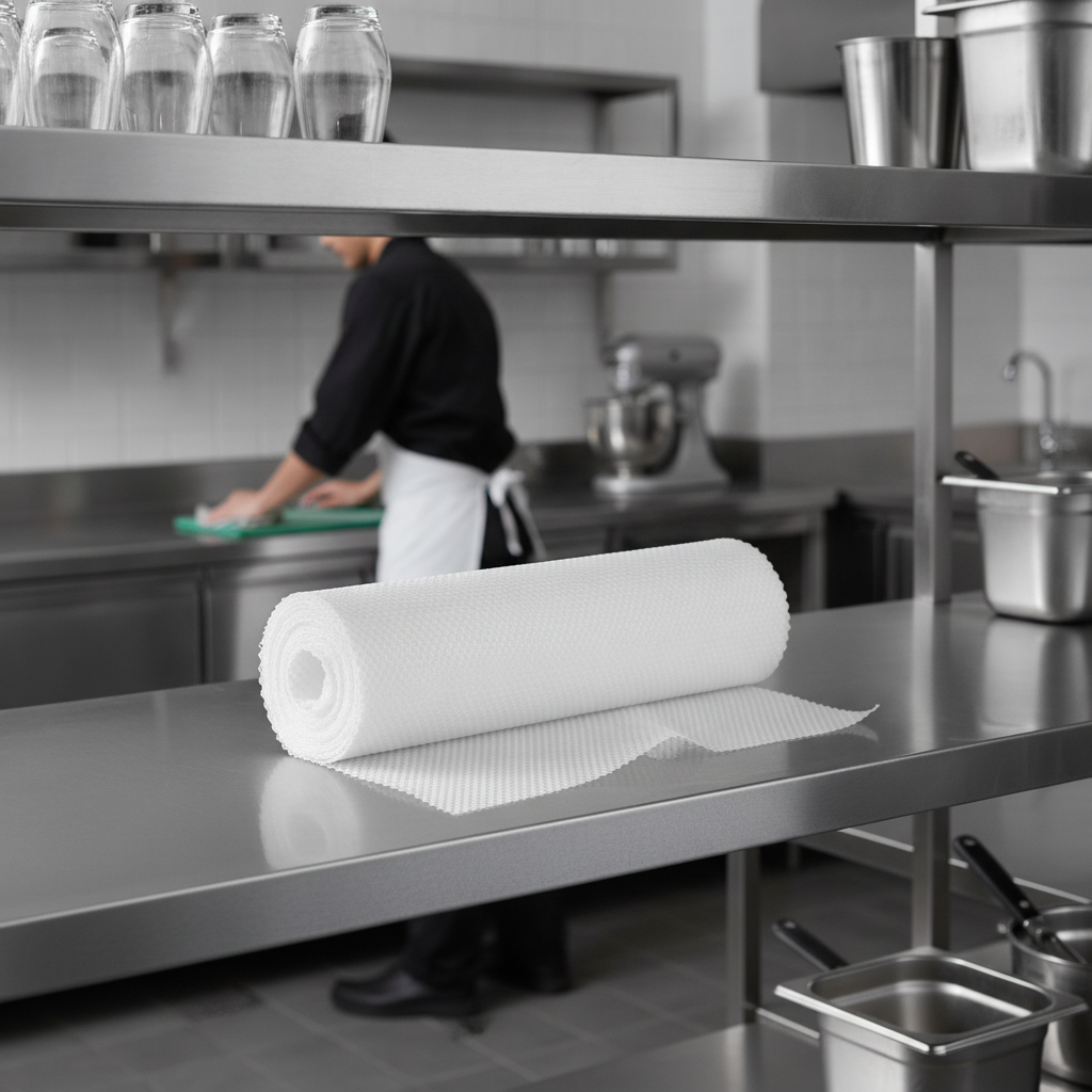Plastic Clear Bar Shelf Liner 10m for Increased Hygiene
