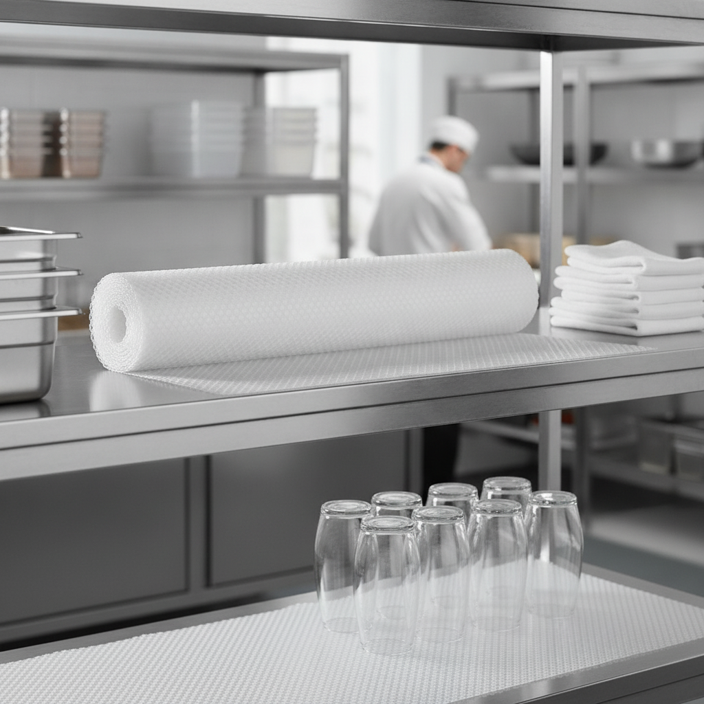 Plastic Clear Shelf Liner 610mm for Bars & Restaurants