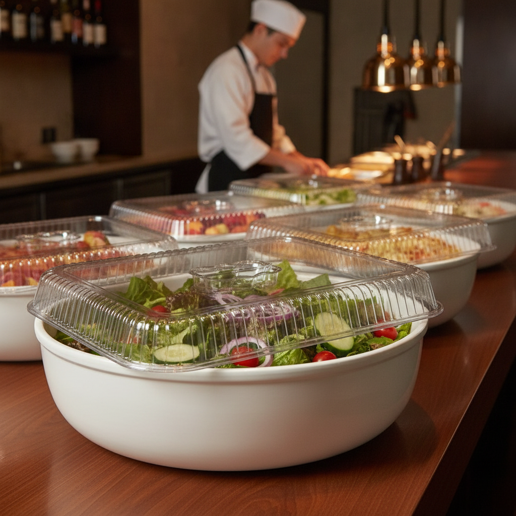 Polycarbonate Raised Lid 36mm for Large Salad Crocks