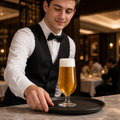 Crystal Glass Stemmed Beer Glass 380ml for Bars & Restaurants (Pack of 24)