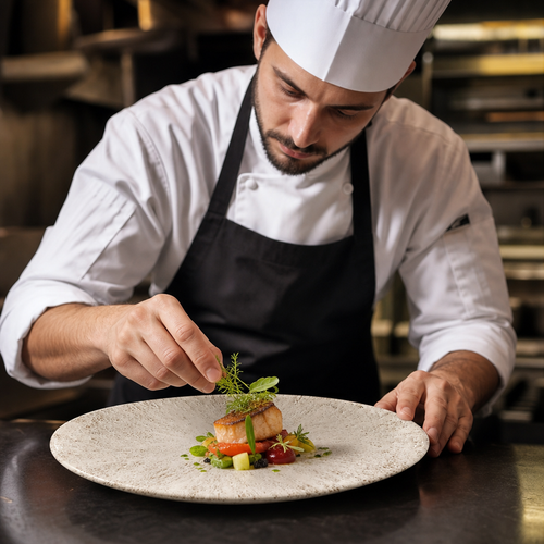 Chefs Plates Grey Vitrified Ceramic for Creative Plating (Pack of 12)