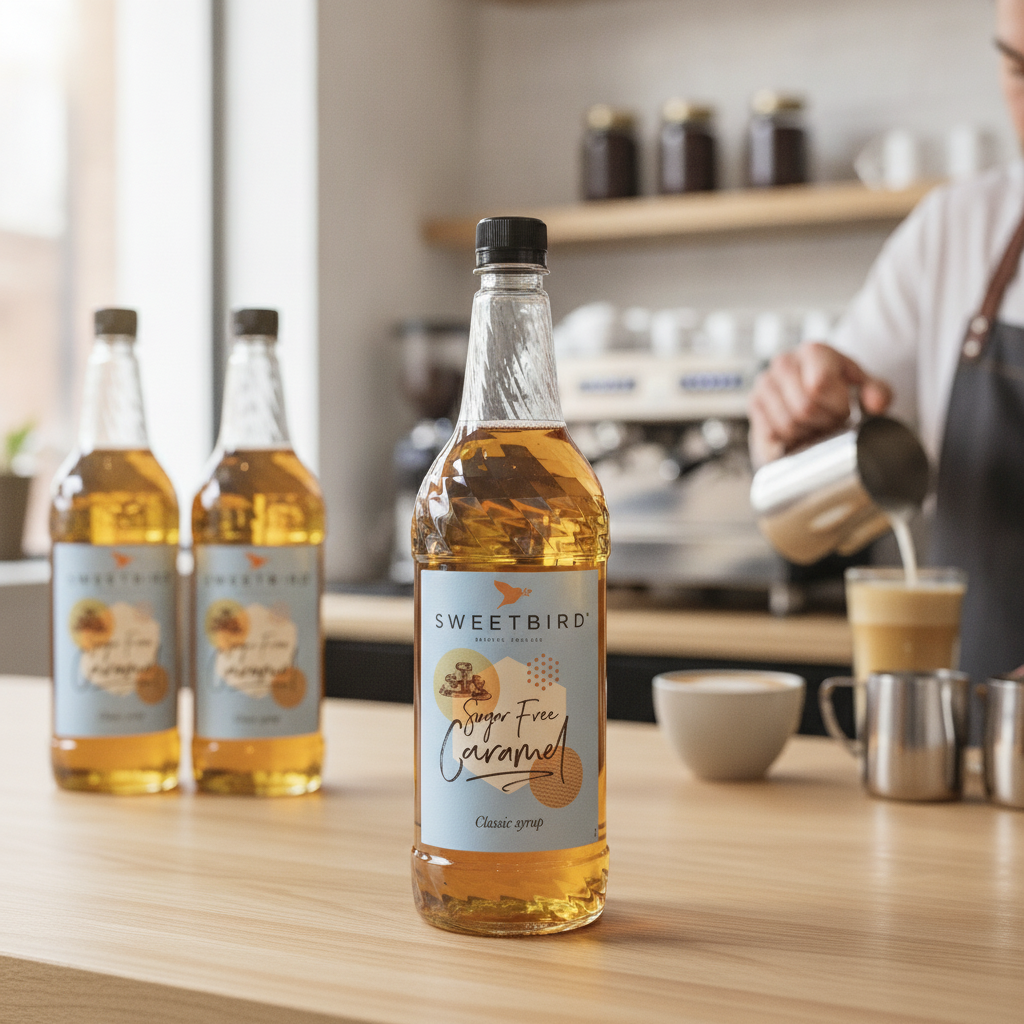 Sugar-Free Caramel Syrup 1L for Coffee and Baking