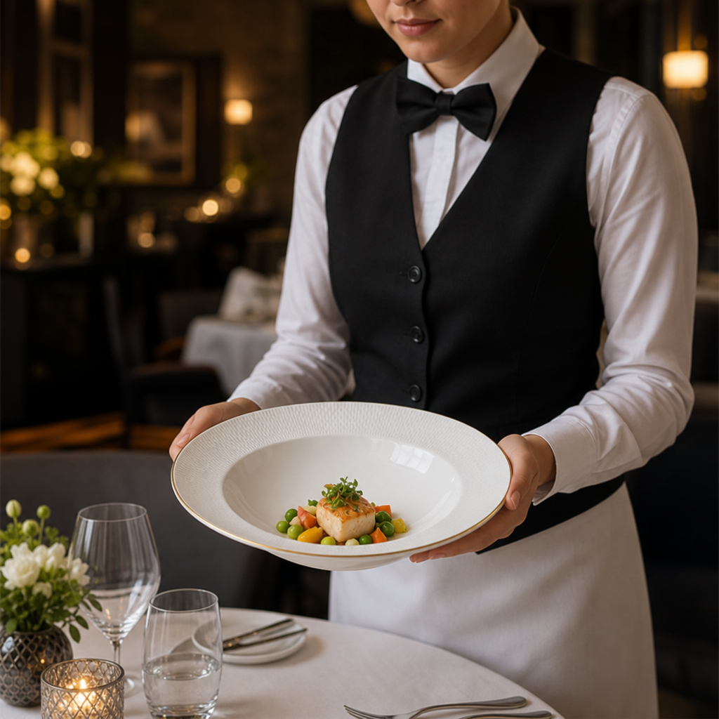 Deep Coupe Bowls 285mm Bone China for Upscale Dining (Pack of 12)