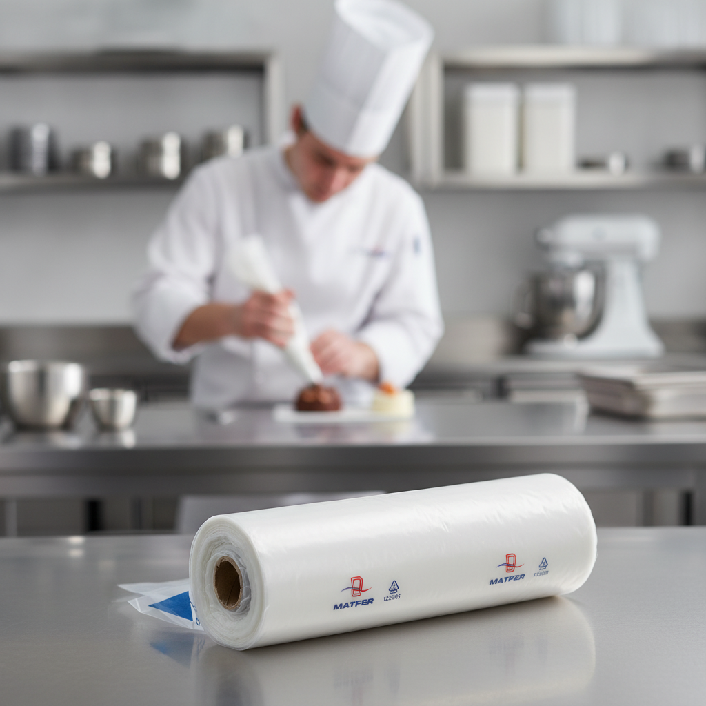 High Density Polyethylene Disposable Piping Bags 530mm for Baking (Roll of 100)
