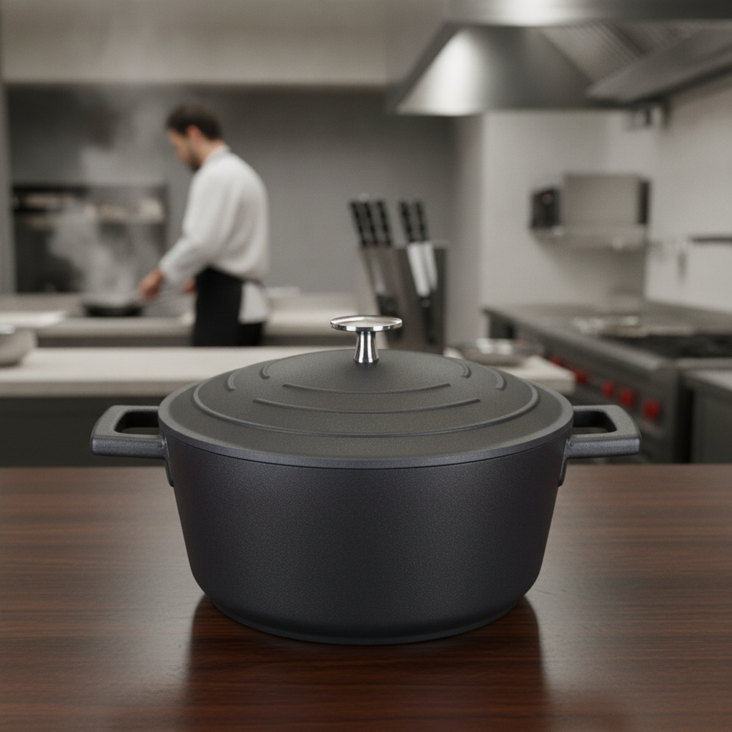 Cast Aluminium Casserole Dish 2.5L for Versatile Cooking