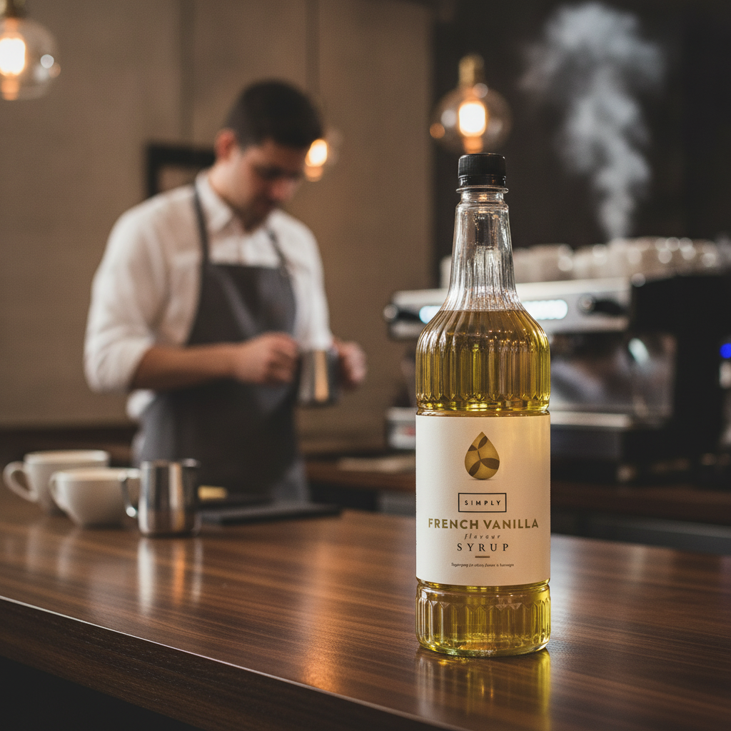 Yellow French Vanilla Syrup 1L for Beverages & Baking