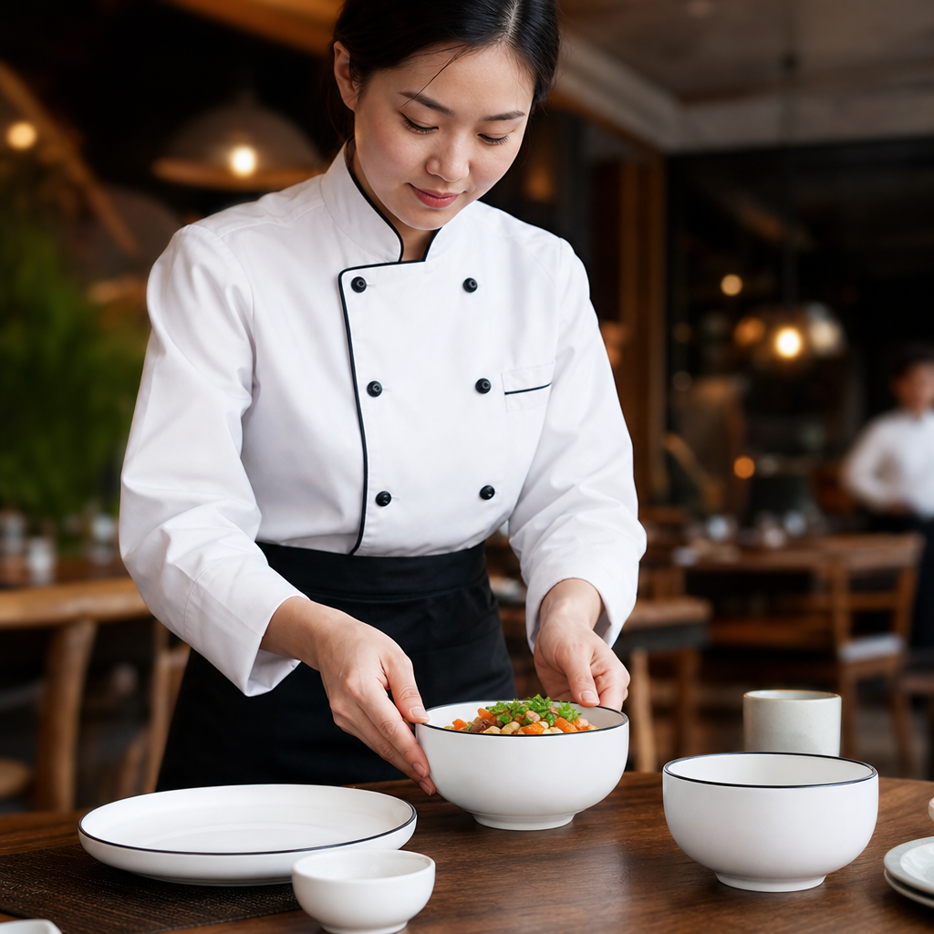 Alumina Bowls 110mm Vitrified Ceramic for Dining (Pack of 12)