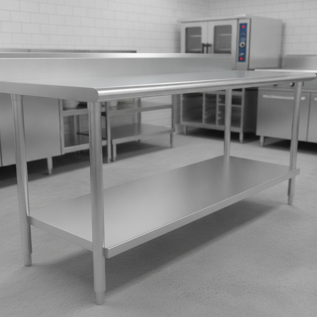 Galvanised Steel Undershelf for Folding Work Tables