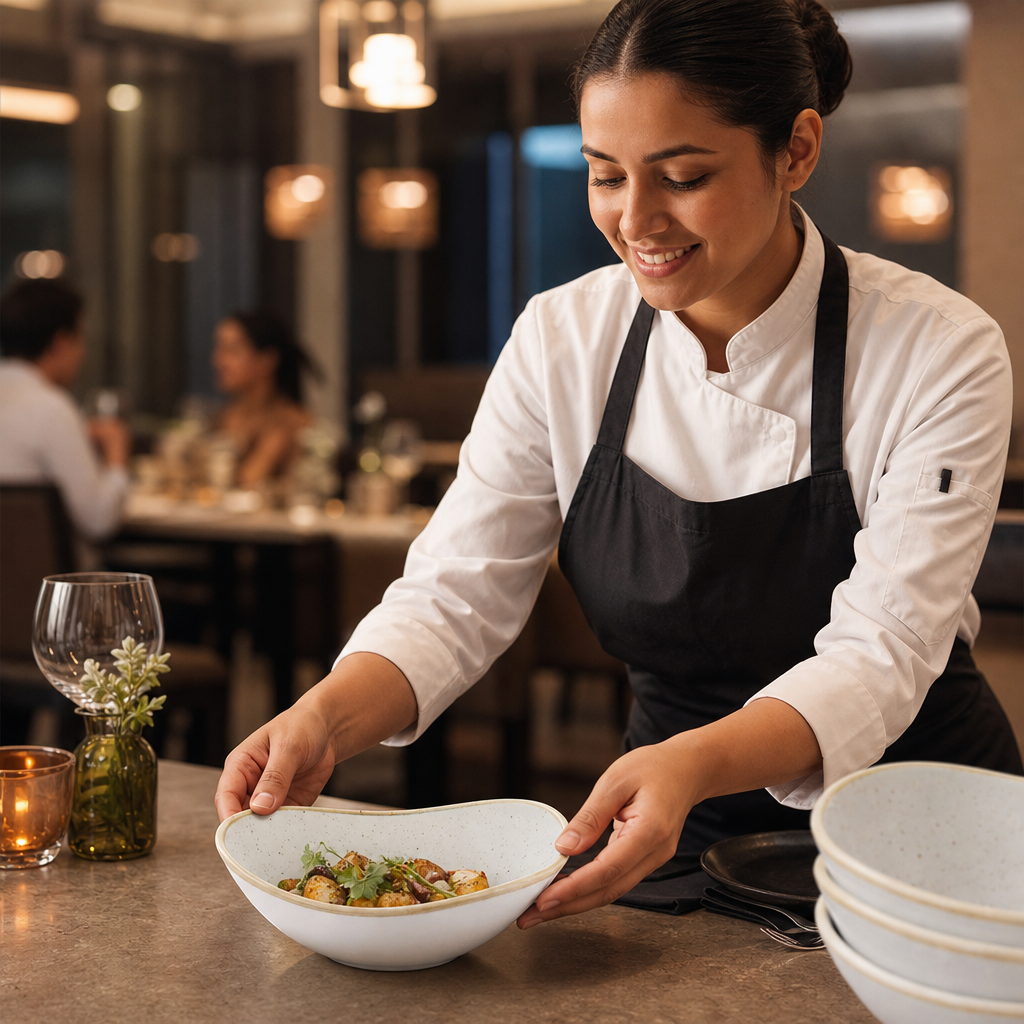 Bowls Vitrified Ceramic for Restaurants (Pack of 12)