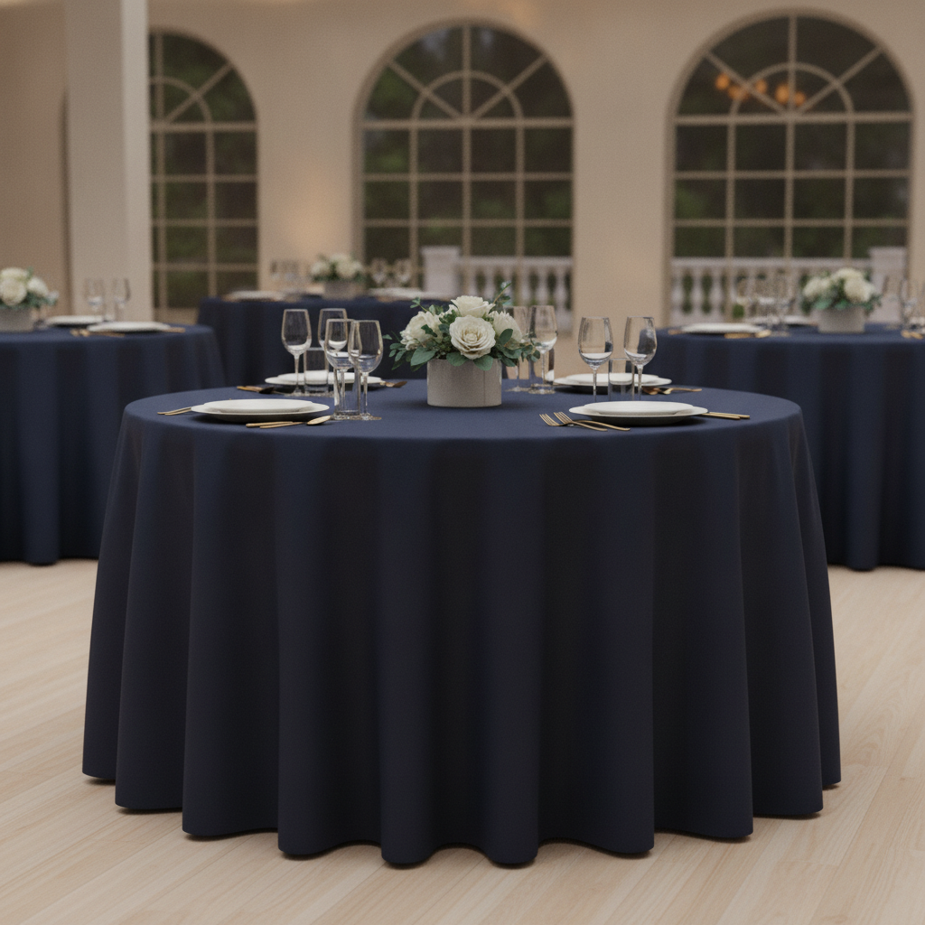High-Density Polyethylene Round Folding Table 5ft for Events