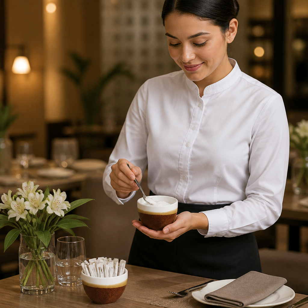 Super Vitrified Ceramic Open Sugar Bowl 230ml for Table Settings (Pack of 12)
