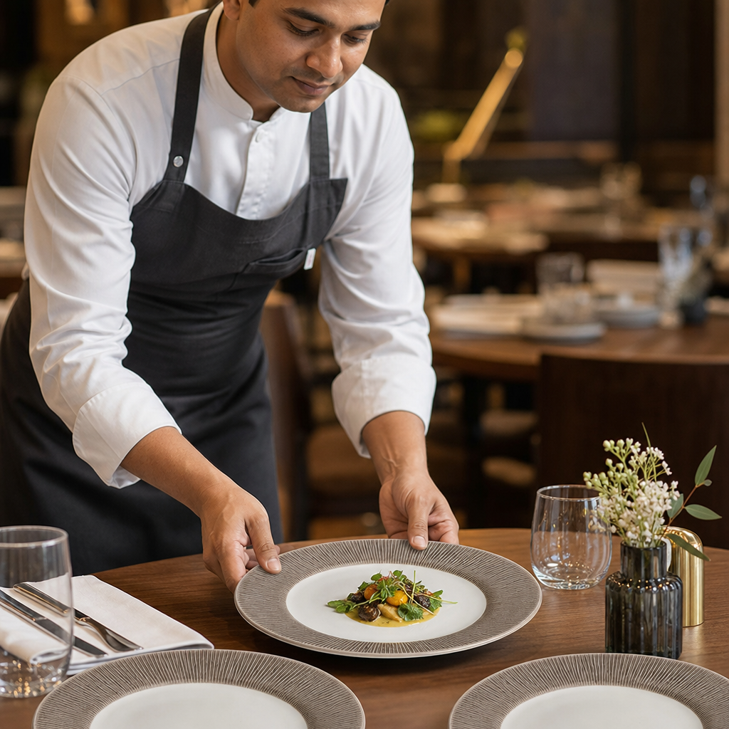 Deep Round Coupe Plates 280mm Vitrified Ceramic for Catering (Pack of 12)