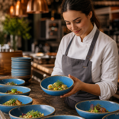 Bowl 340ml Vitrified Ceramic for Rustic Dining (Pack of 12)
