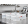 Polypropylene Gastronorm Food Containers 2.8L for Professional Kitchens (Pack of 4)