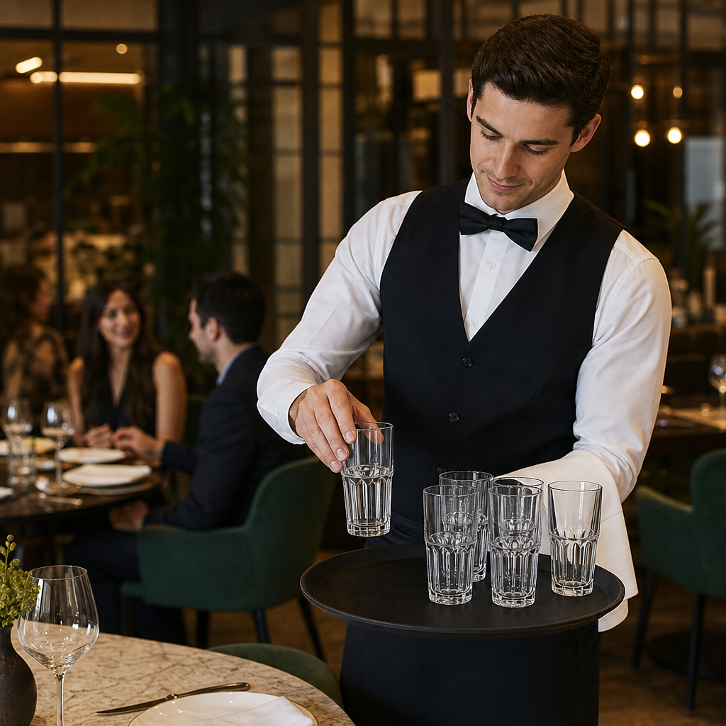 Toughened Glass Hiball Glasses 460ml for Bars & Restaurants (Pack of 12)