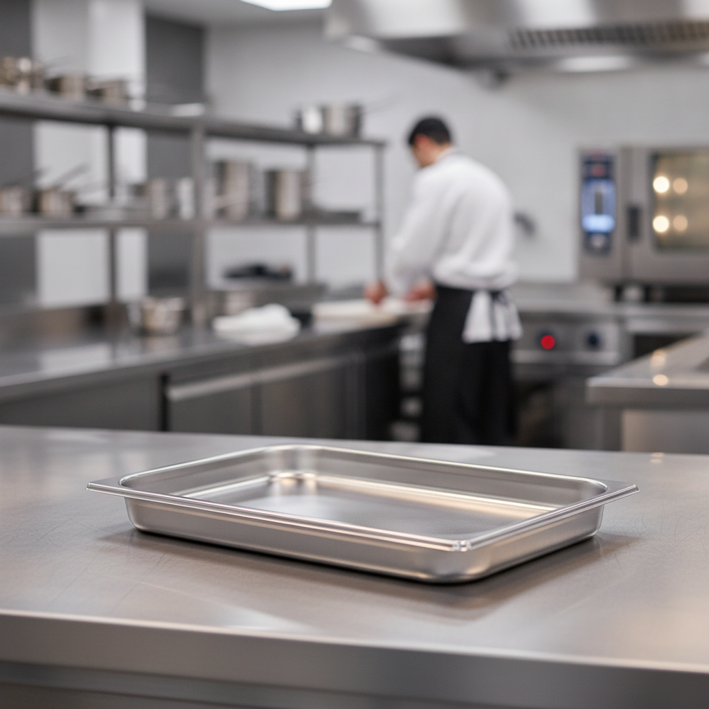 GN 1/1 Roasting & Baking Tray for Commercial Use