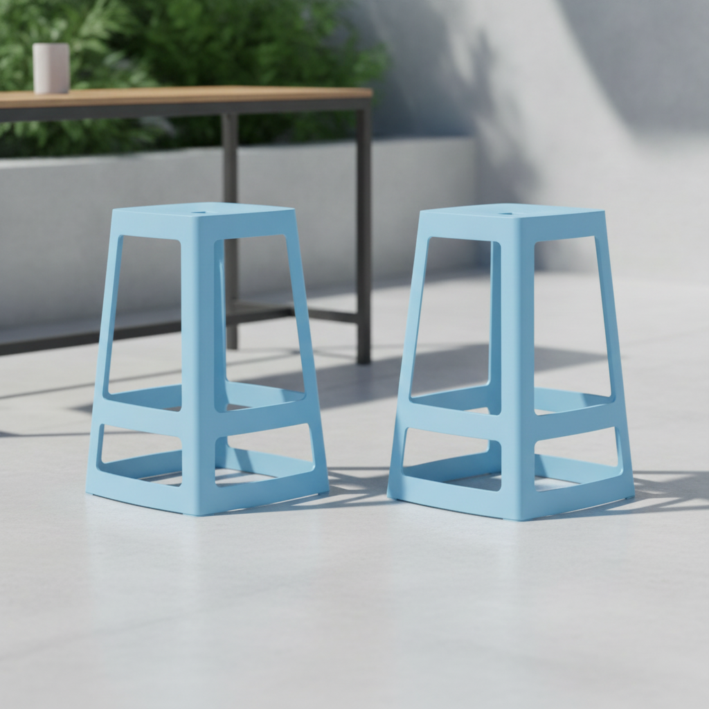 Polypropylene High Stools 650mm for Indoor & Outdoor Use (Pack of 2)