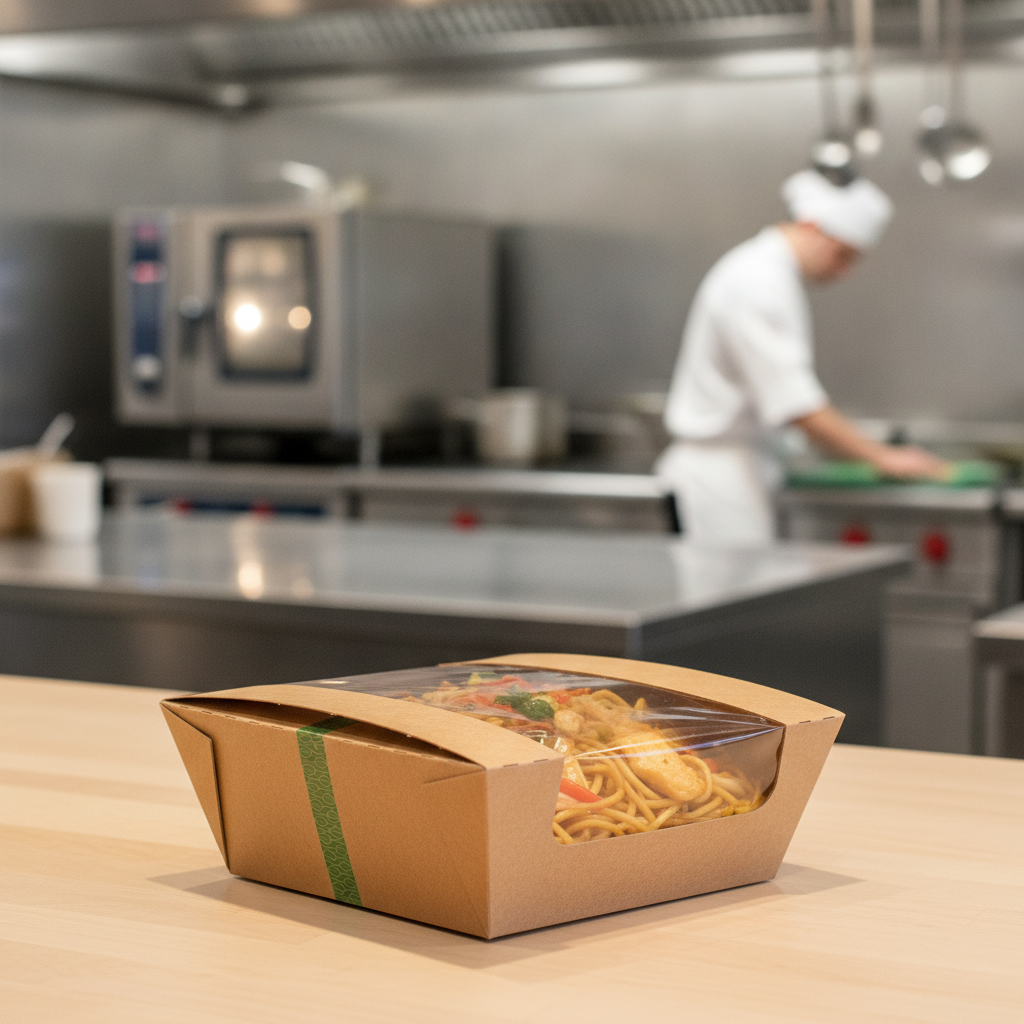 Paperboard Hinged Hot Box 6x6" for Food Delivery (Pack of 210)