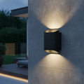 Metal Round Wall Light 230mm for Outdoor Spaces