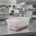 Polypropylene Food Storage Container 1/3 GN 100mm for Professional Kitchens