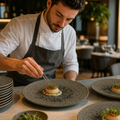 Coupe Plates Flint Grey Porcelain for Stylish Dining (Pack of 6)