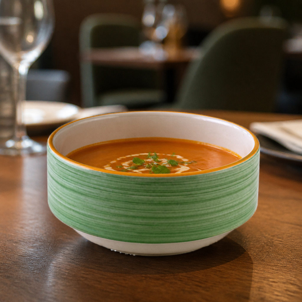 Rio Green Soup Cups 285ml for Cafés & Restaurants - Pack of 36