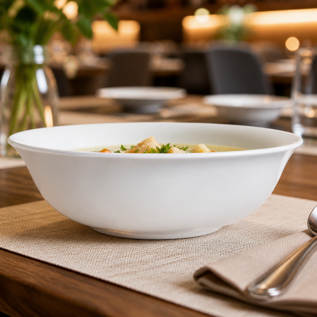 Opal Glass All-Purpose Bowls 160mm for Healthcare Settings
