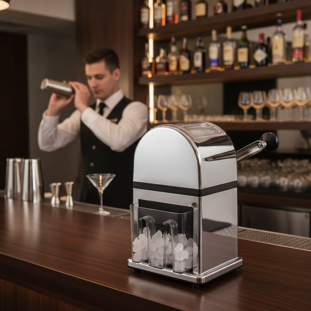 Stainless Steel Manual Ice Crusher 268mm for Chilled Drinks