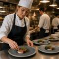 Evo Granite Flat Plates 318mm for Professional Kitchens (Pack of 4)