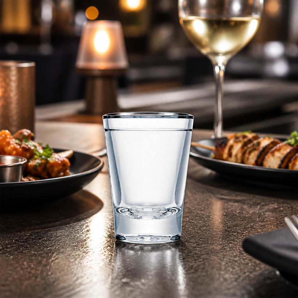 Polycarbonate Clear Shot Glass 50ml for Outdoor Entertaining (Pack of 12)