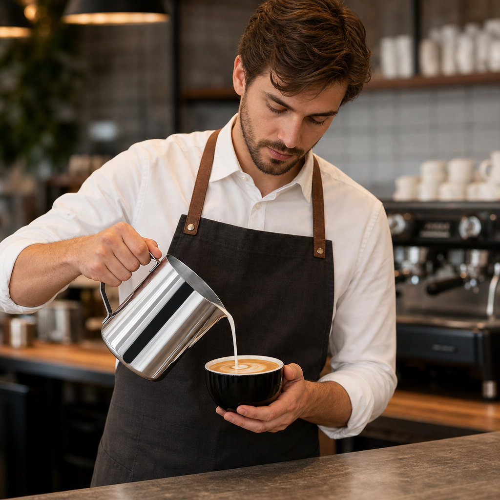 Stainless Steel Milk Jug 910ml for Caf? and Restaurants
