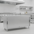 Stainless Steel Floor Standing Cupboard 900x1800mm for Kitchen Storage