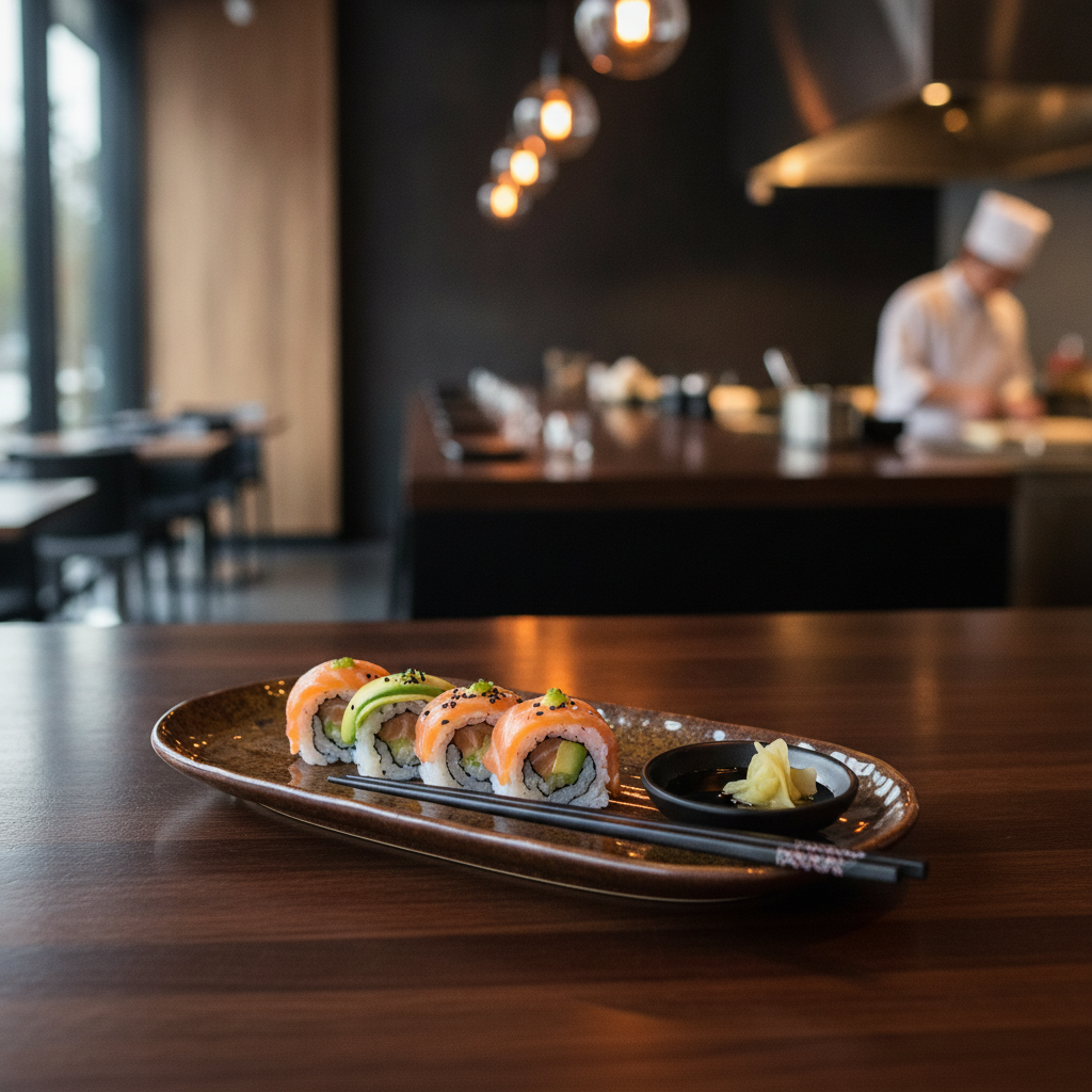 Melamine Rectangular Sushi Board 285x115mm for Catering & Hospitality
