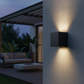 Aluminium Outdoor Wall Light with Dual Lighting Effect for Patios