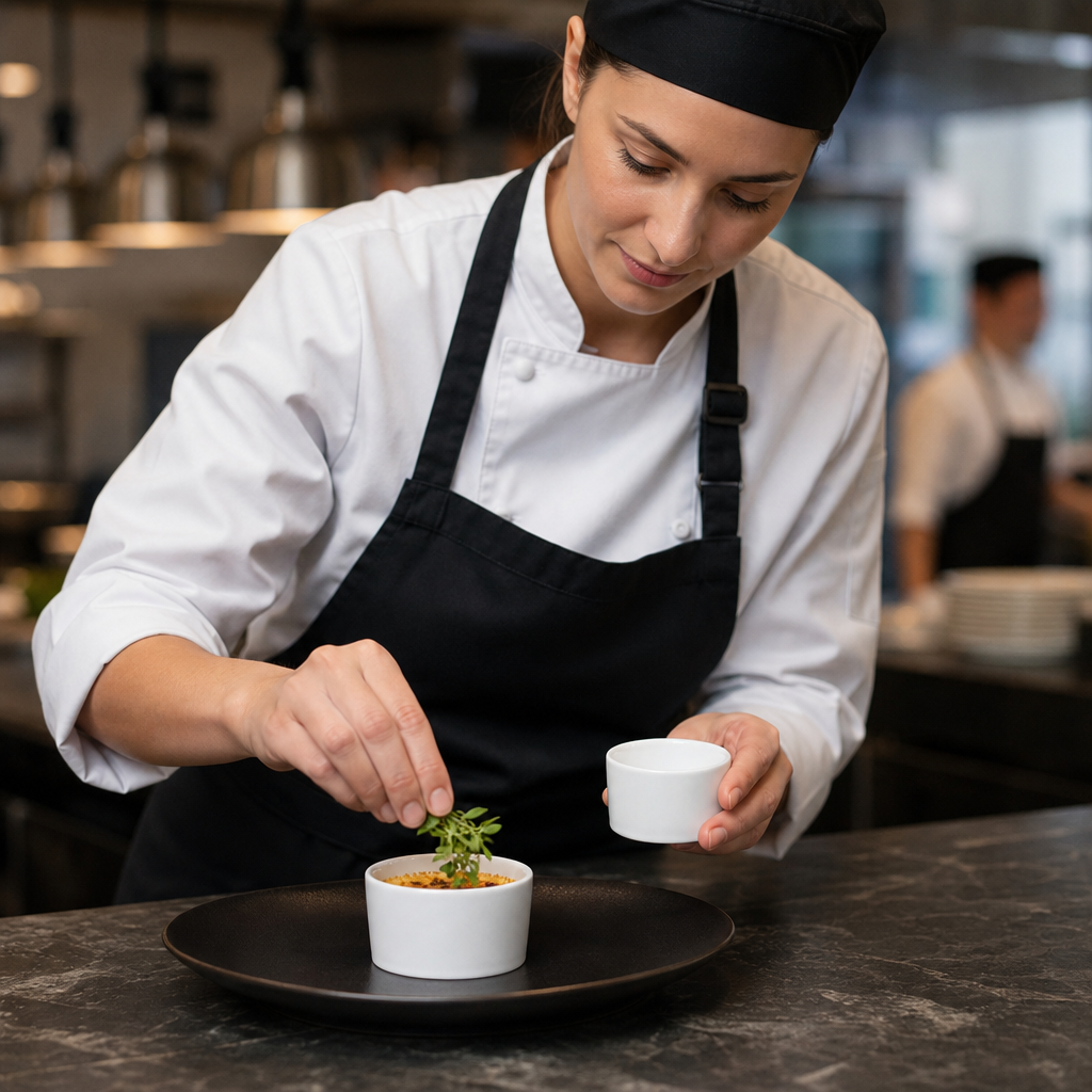 Contemporary Ramekins 80ml Porcelain for Restaurants & Cafés (Pack of 12)